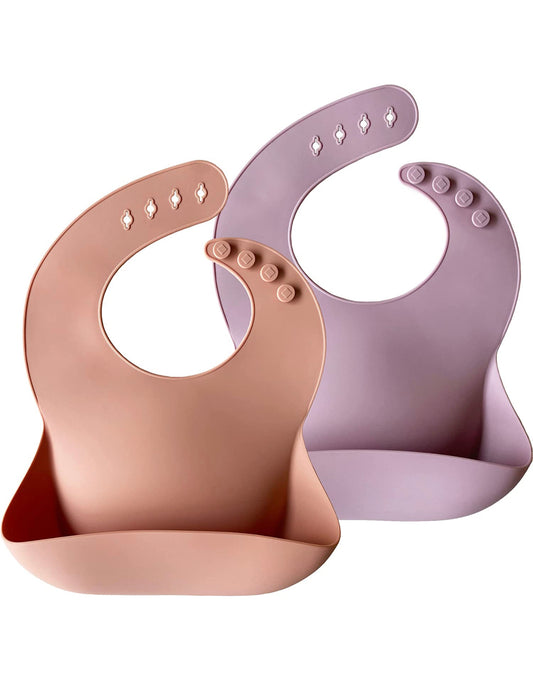 Silicone Baby Bibs (2 Pack)